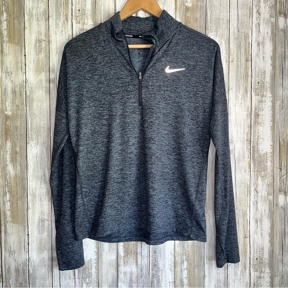 Nike Half Zip Heathered Jacket - Picture 2 of 7